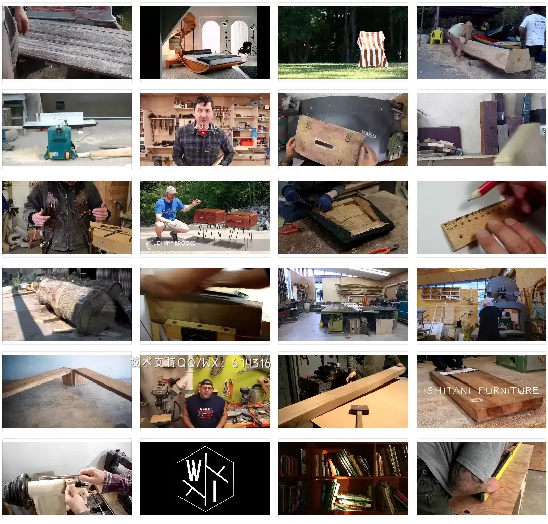 350个+国外木工木匠DIY成品短视频素材打包插图2