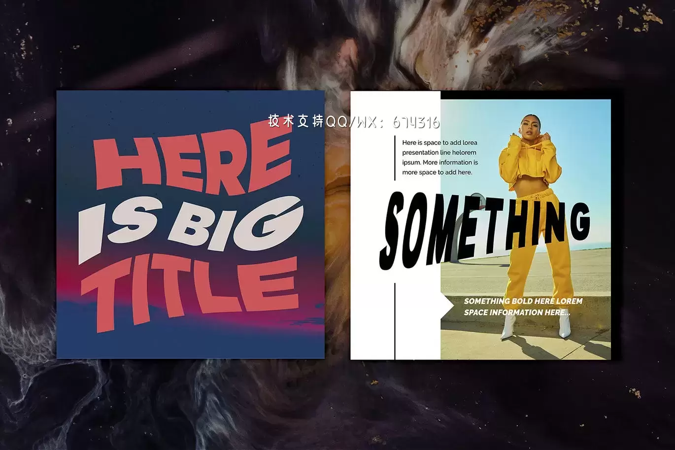 时尚高端简约多用途Instagram社交媒体banner海报设计模板-AI插图2