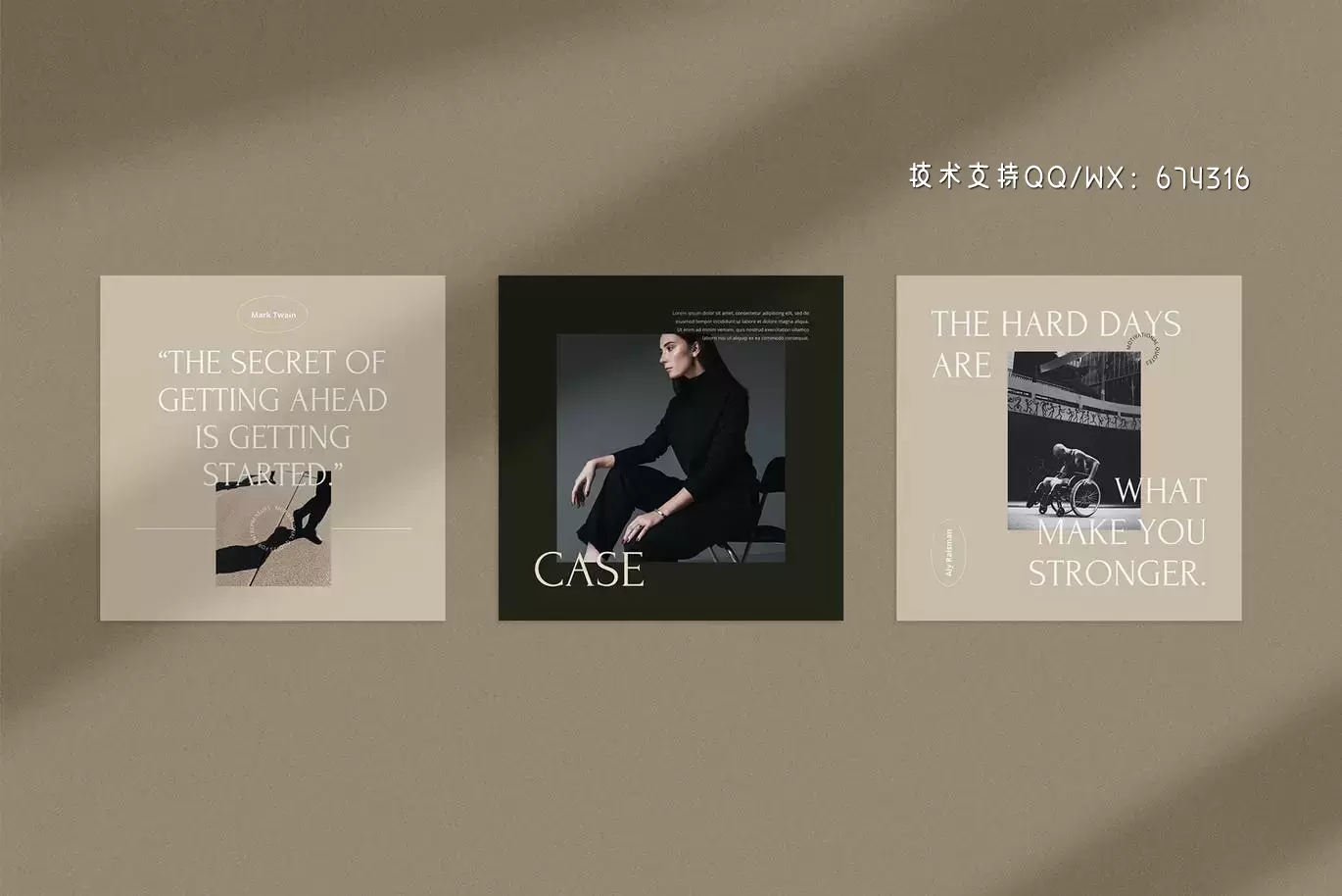 时尚高端优雅简约多用途的Instagram社交媒体banner海报设计模板集合-psd插图4