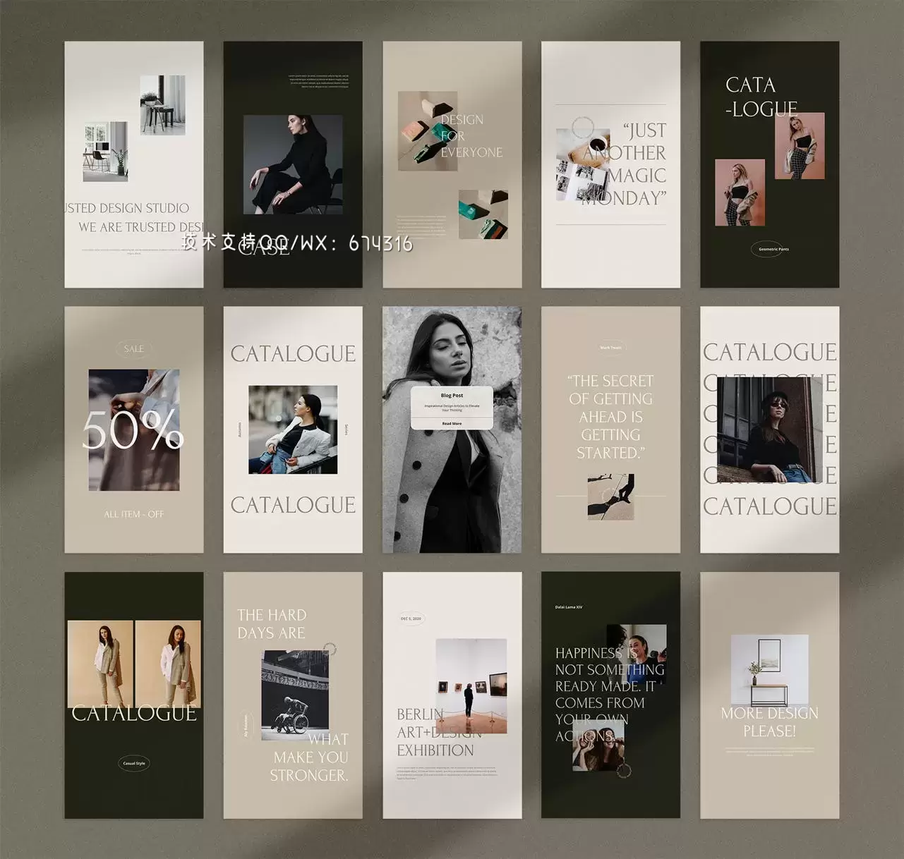 时尚高端优雅简约多用途的Instagram社交媒体banner海报设计模板集合-psd插图10