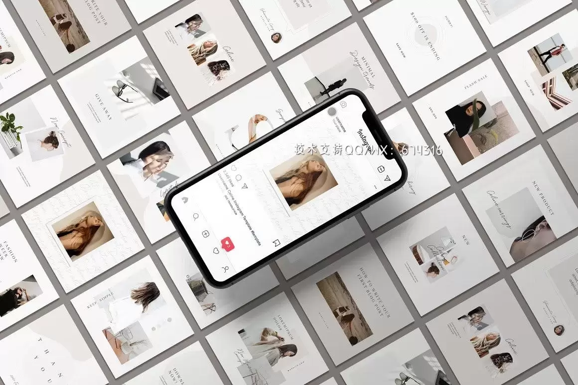 时尚高端简约优雅多用途的Instagram社交媒体banner海报设计模板集合-PSD插图2