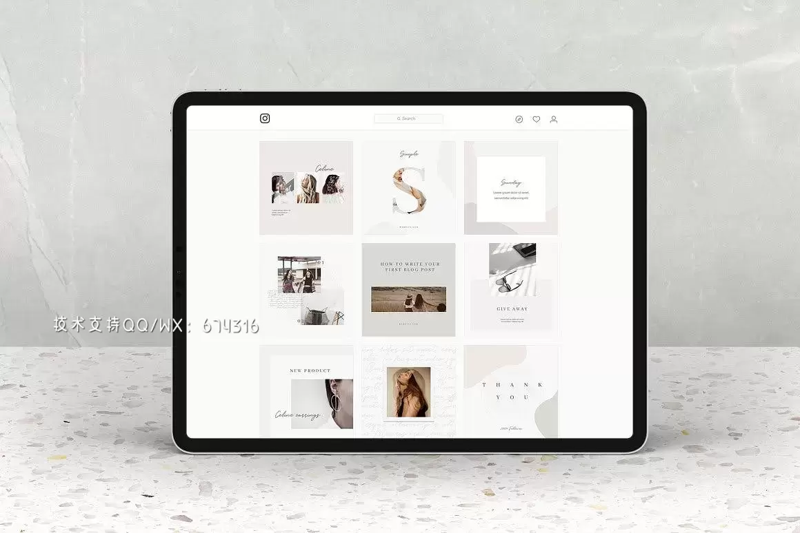 时尚高端简约优雅多用途的Instagram社交媒体banner海报设计模板集合-PSD插图3