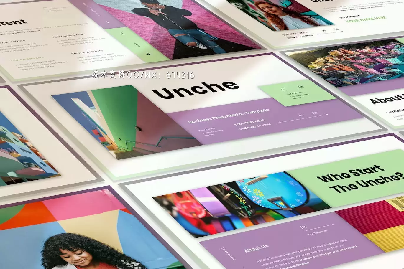 🔴清晰时尚高端多用途的商业商务公司战略powerpoint幻灯片演示模板（pptx）插图