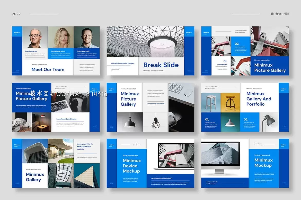 🔴高品质的专业商业商务质感powerpoint幻灯片演示模板（pptx）插图3