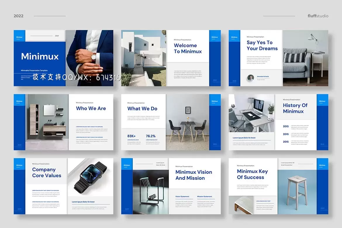 🔴高品质的专业商业商务质感powerpoint幻灯片演示模板（pptx）插图1