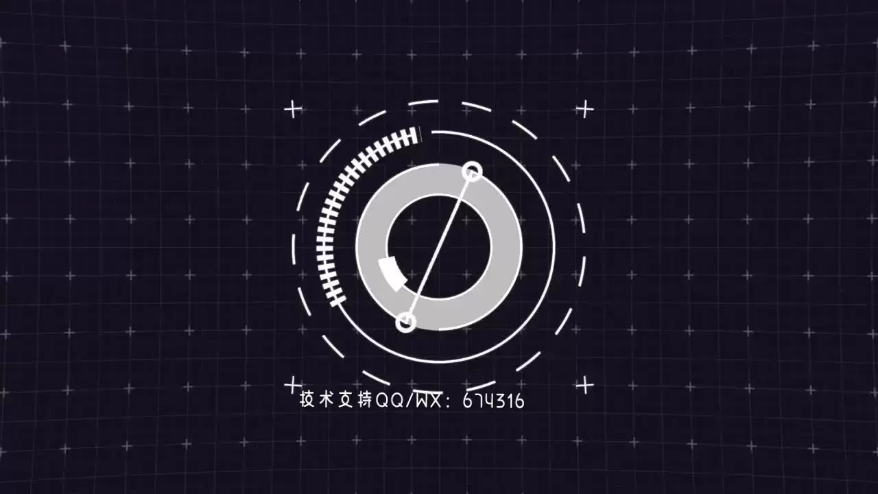高科技logo展示PR模板视频下载(含音频)