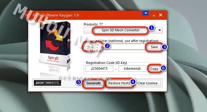 [WIN]NCH Spin 3D Plus(3D 网格转换器) v5.38 特别版插图1