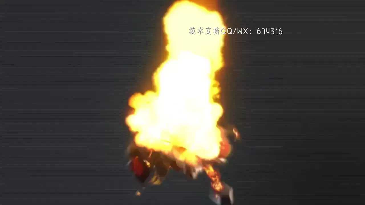 动感活力创意的手榴弹爆炸展示LOGO标志AE模板视频下载插图