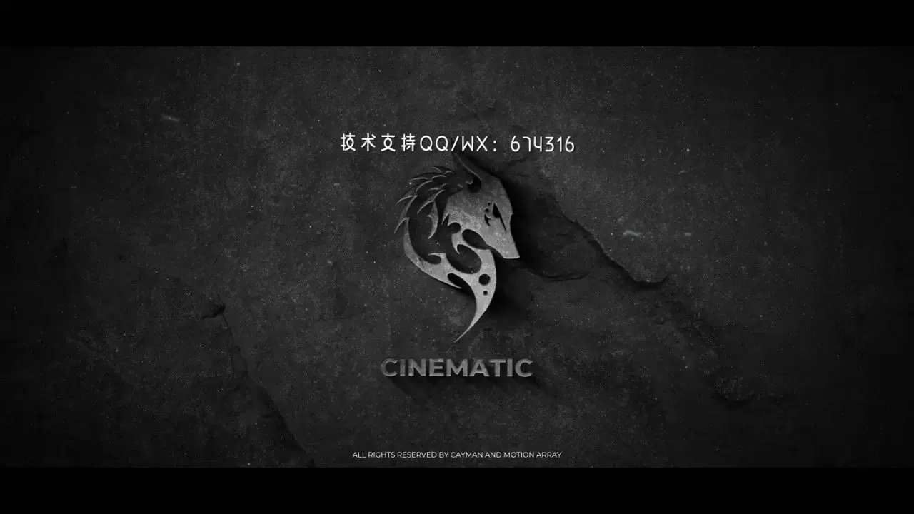 时尚电影金属logo展示AE模板视频下载(含音频)插图 时尚电影金属logo展示AE模板视频下载(含音频)插图