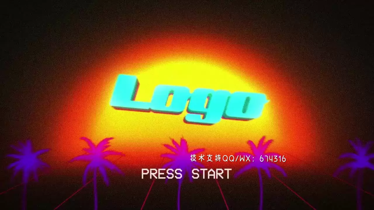 热线LOGO标志老式的外边动画AE模板视频下载插图 热线LOGO标志老式的外边动画AE模板视频下载插图
