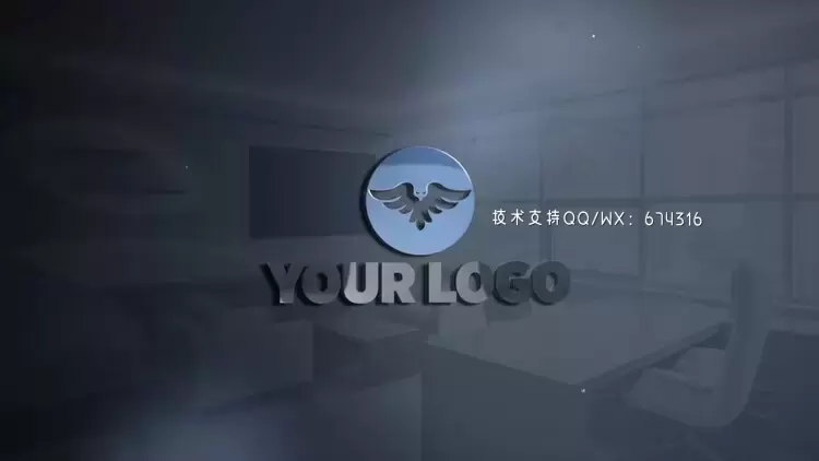 公司办公室LOGO标志AE模板视频下载(含音频)插图
