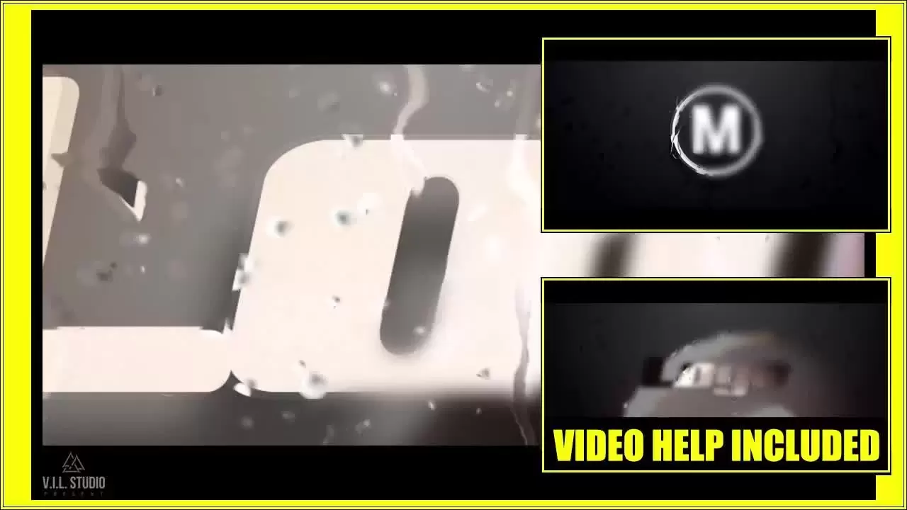 雨滴模糊效果Logo标题Pr模板视频下载(含音频)插图