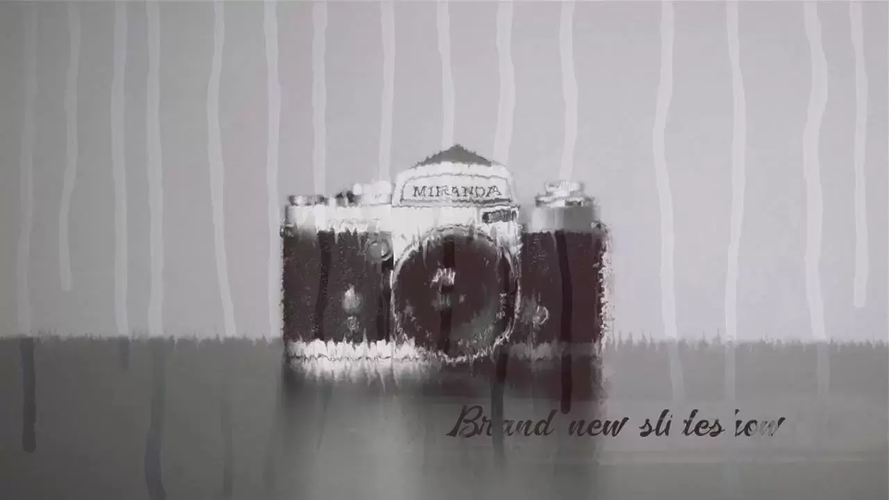 时尚干净创意的动态动画水滴展示LOGO标志AE模板视频下载(含音频)插图