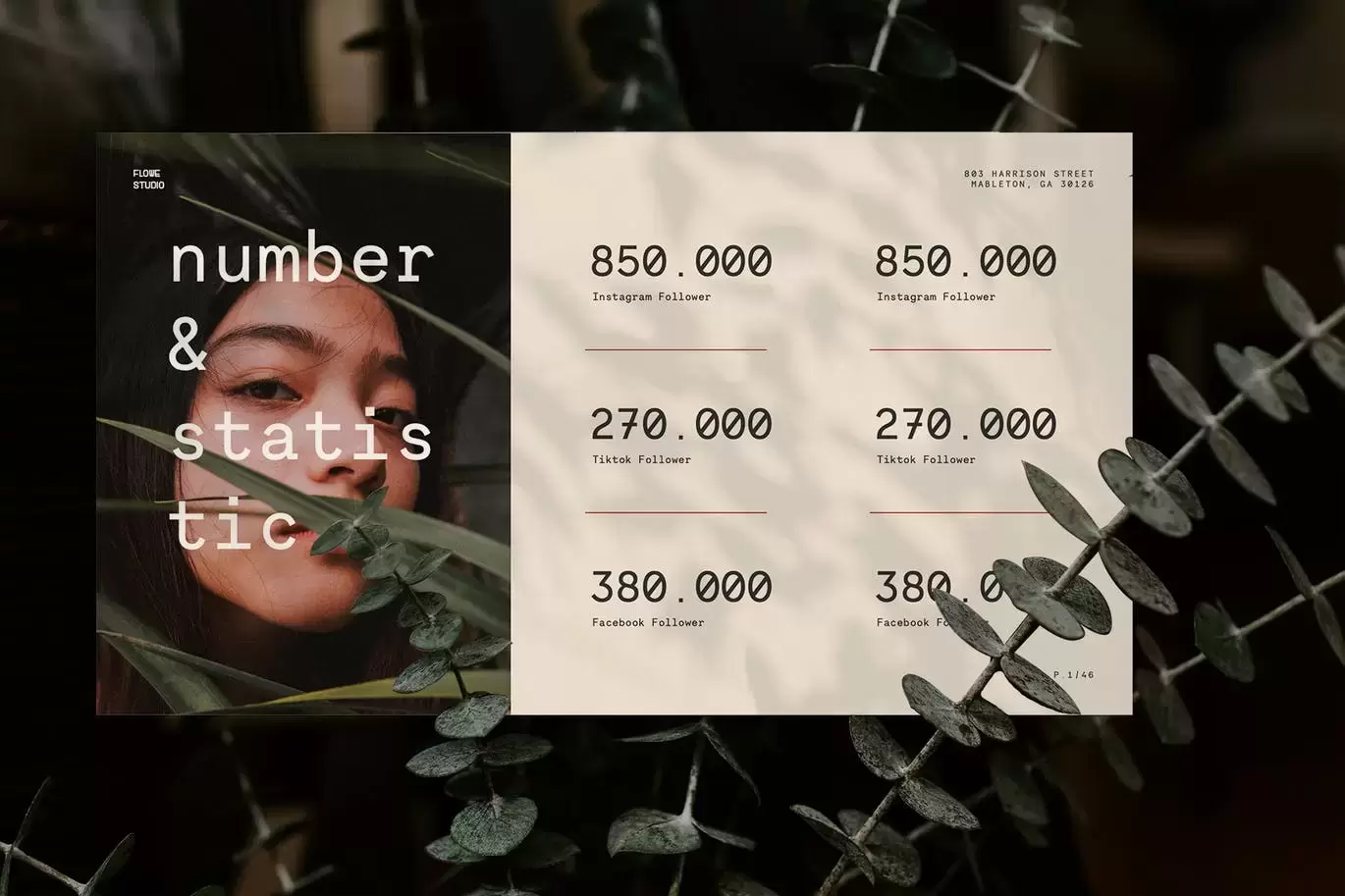 高品质的优雅高端多用途社交媒体powerpoint幻灯片演示模板（pptx）插图6