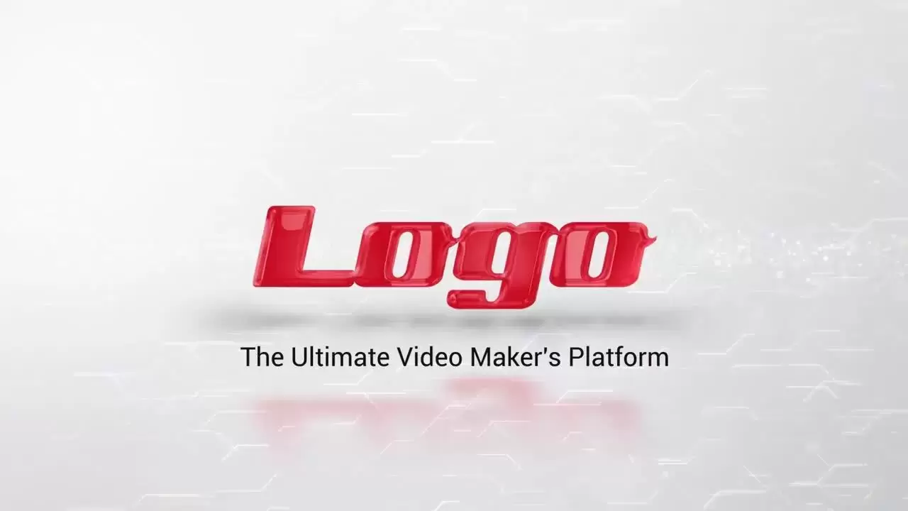 清洁显示LOGO标志AE模板视频下载插图