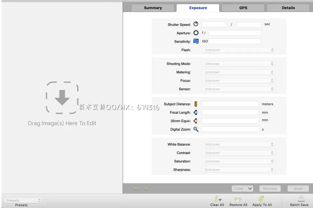 [MAC]ImageExifEditor for Mac(图像Exif编辑工具) v5.3.0免激活版 支持Apple M1/M2 芯片插图4