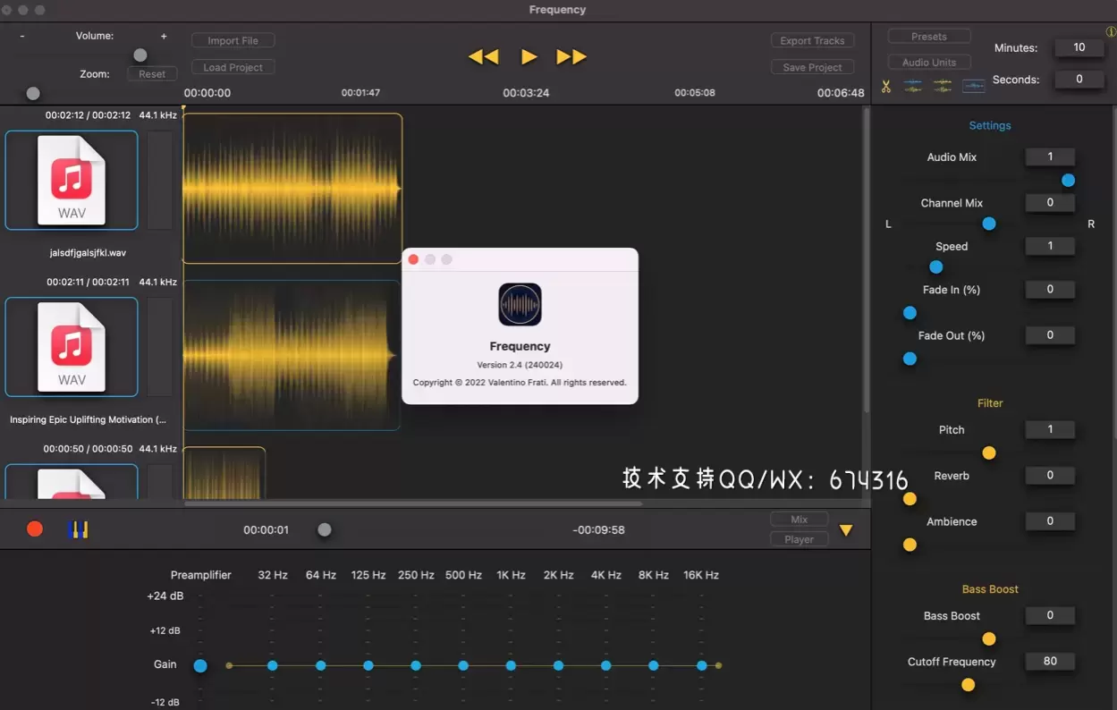 [MAC]Frequency Music Studio for Mac(音乐工作室) v 2.4免激活版 支持Apple M1/M2 芯片插图1