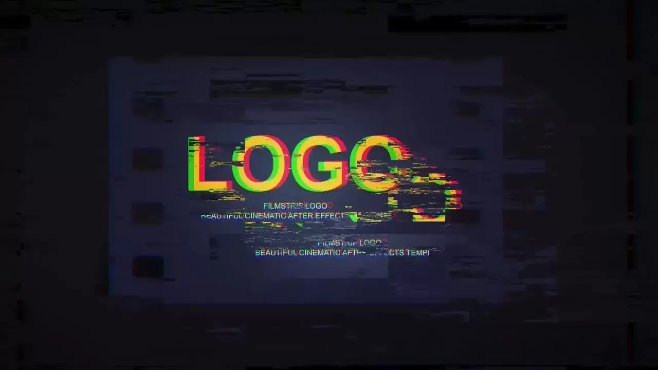 现代醒目动画LOGO标志AE模板视频下载(含音频)