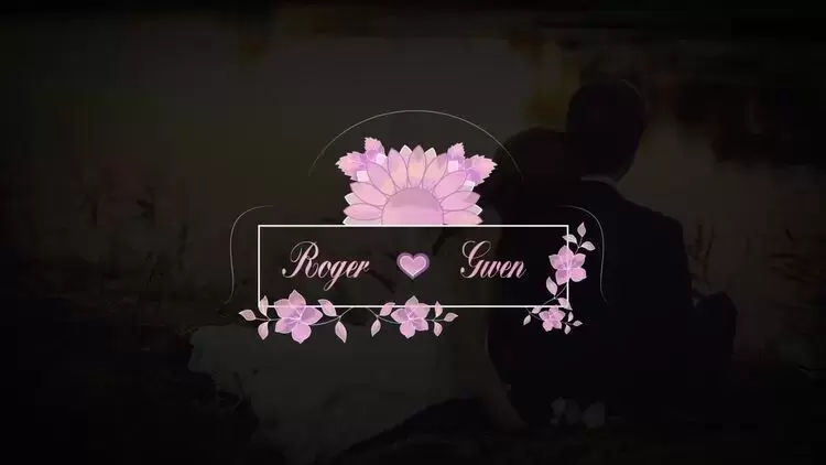 优雅的婚礼标题PR模板视频下载(含音频)