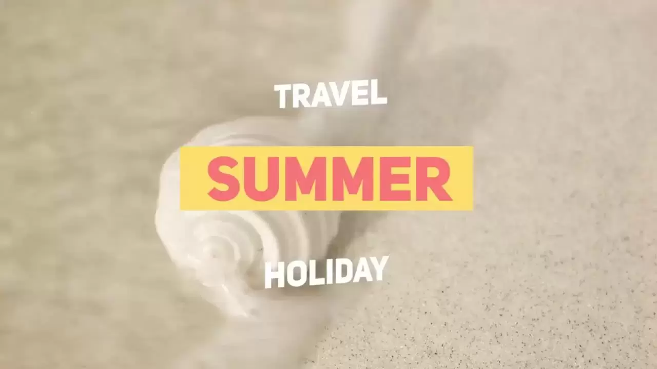 动感优雅创意设计夏季旅游动画PR模板视频下载(含音频)插图