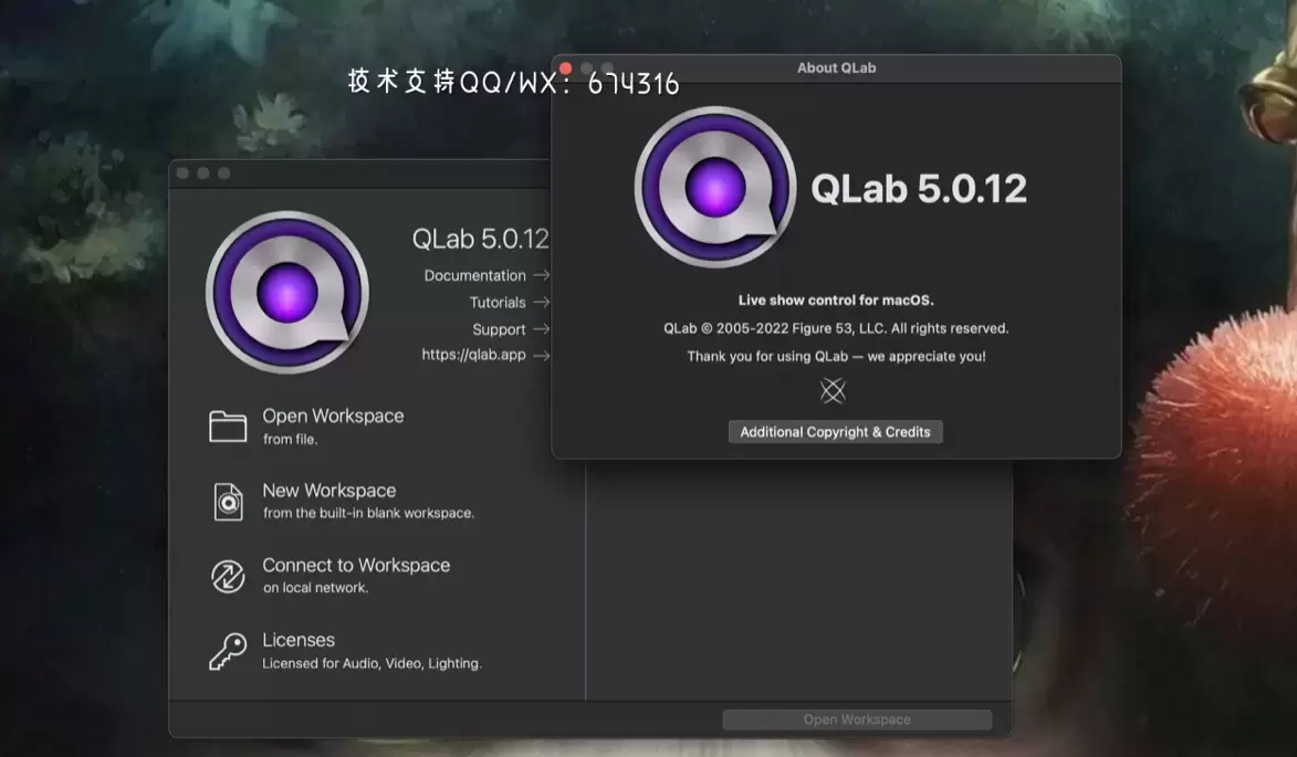 [MAC]QLab Pro for Mac(现场表演类音视频编辑工具) 5.0.12特别版 支持Apple M1/M2 芯片插图1