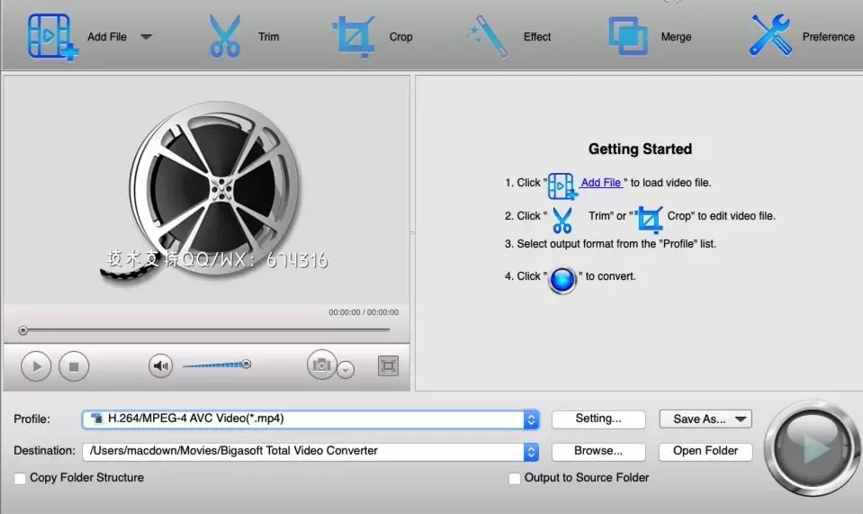 [MAC]Bigasoft Total Video Converter for Mac(视频转换器) v5.6.4激活版 支持Apple M1/M2 芯片插图3
