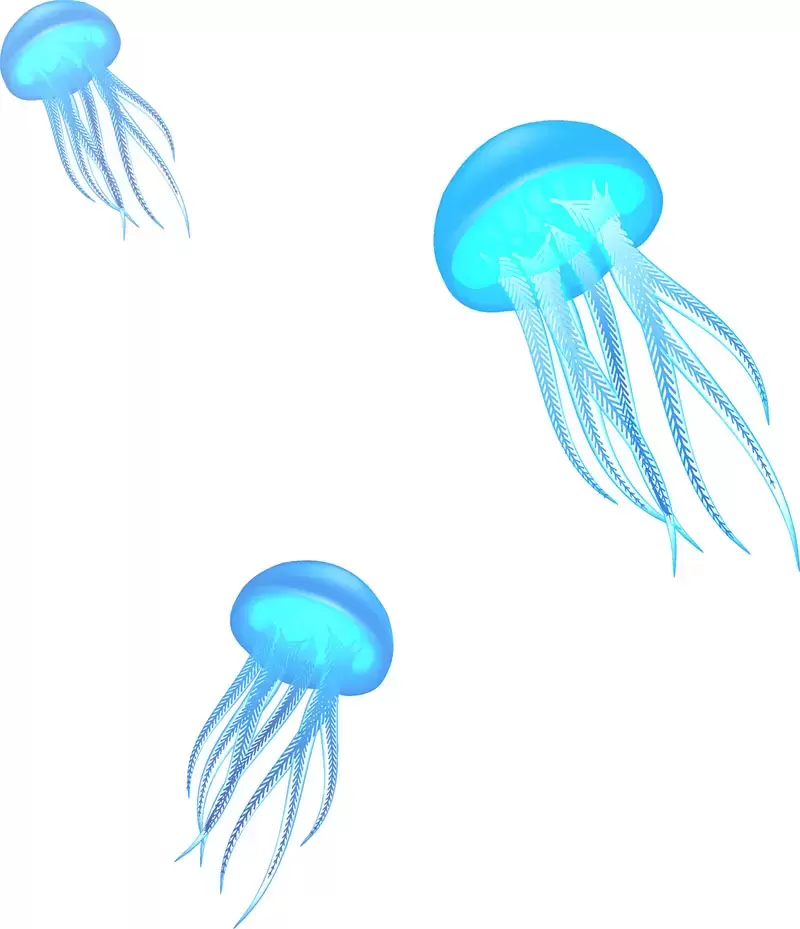 86款可爱水彩水母PNG免抠图素材插图10