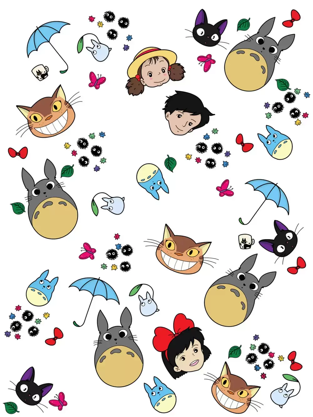 87款《龙猫》日本动漫角色PNG免抠图插图3