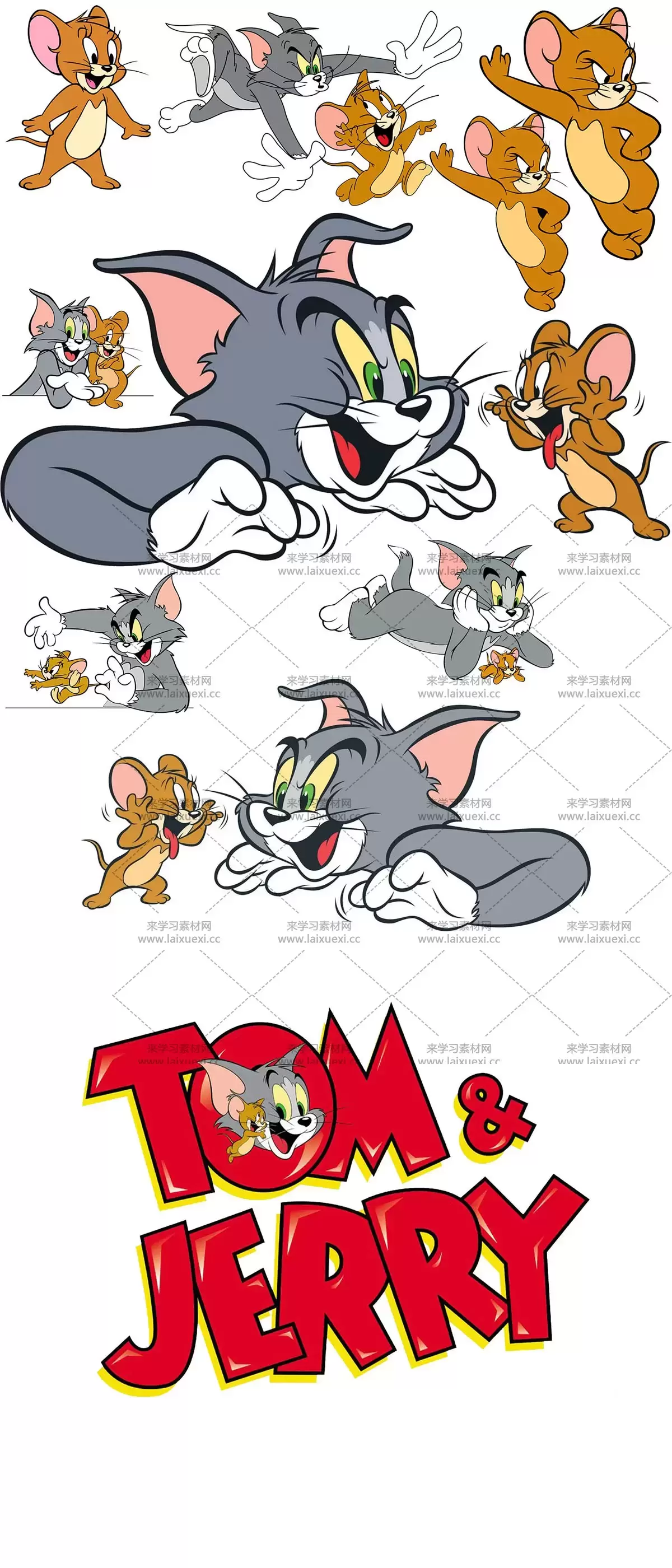 152款猫和老鼠汤姆和杰瑞PNG免抠图插图3