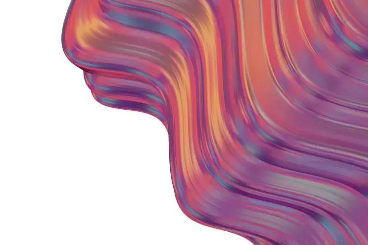 多彩抽象的3D波浪条纹的背景PNG免抠图插图12