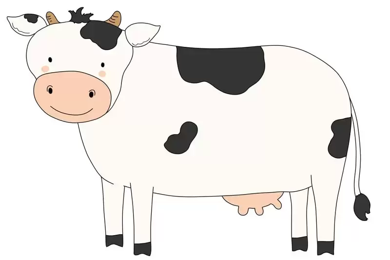 手绘数字卡通农场农夫和动物PNG免抠图像插图4