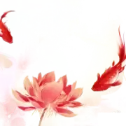 古风复古手绘水彩花卉小清新建筑美化装饰PNG图片素材插图123