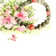 古风复古手绘水彩花卉小清新建筑美化装饰PNG图片素材插图158