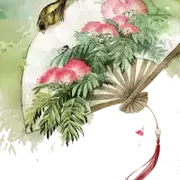 古风复古手绘水彩花卉小清新建筑美化装饰PNG图片素材插图99