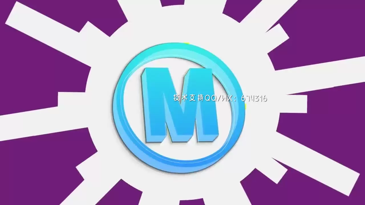 快速动态的LOGO标志渐变AE模板视频下载插图 快速动态的LOGO标志渐变AE模板视频下载插图