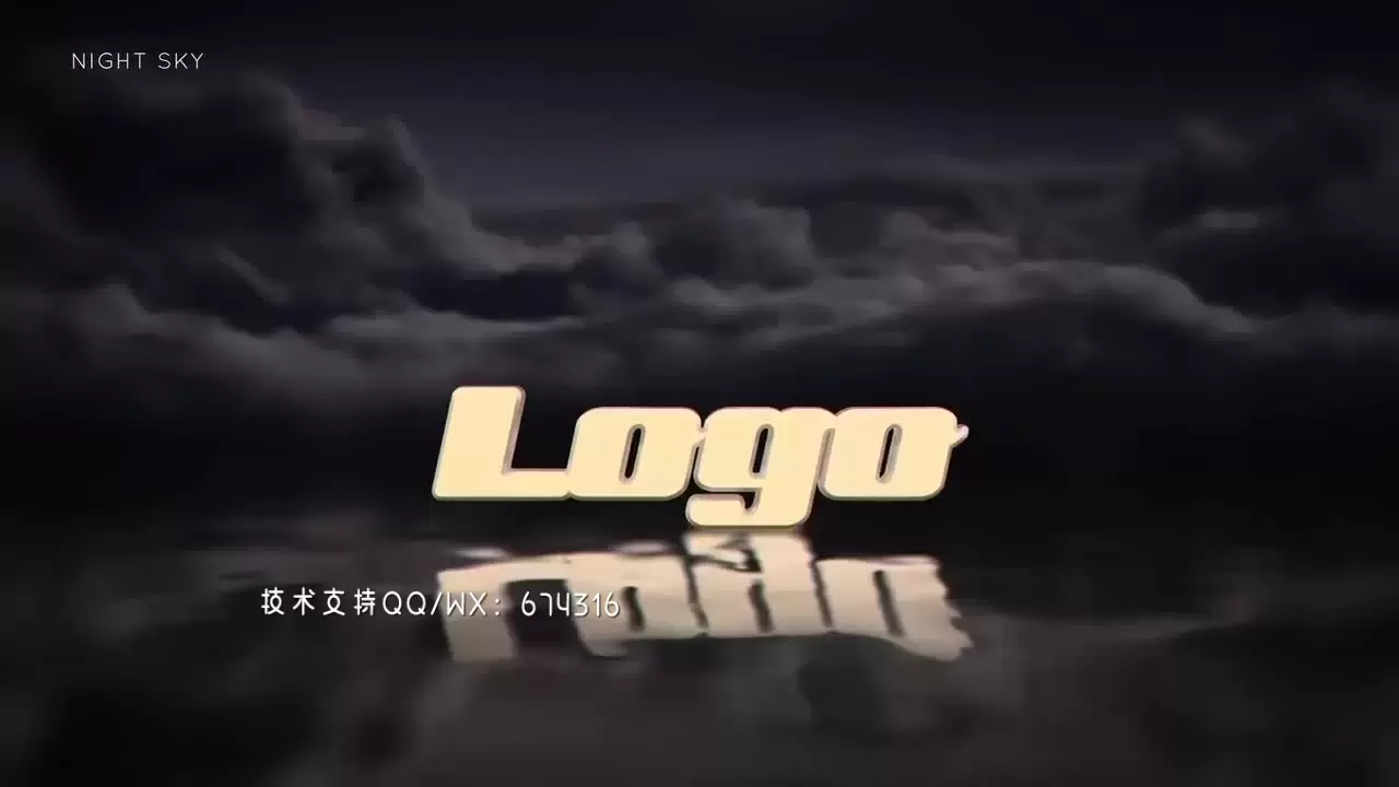 3D海LOGO标志动画模板效果AE模板视频下载插图