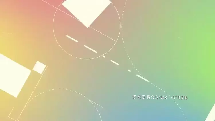 迷你动画的几何标志PR模板视频下载(含音频)插图