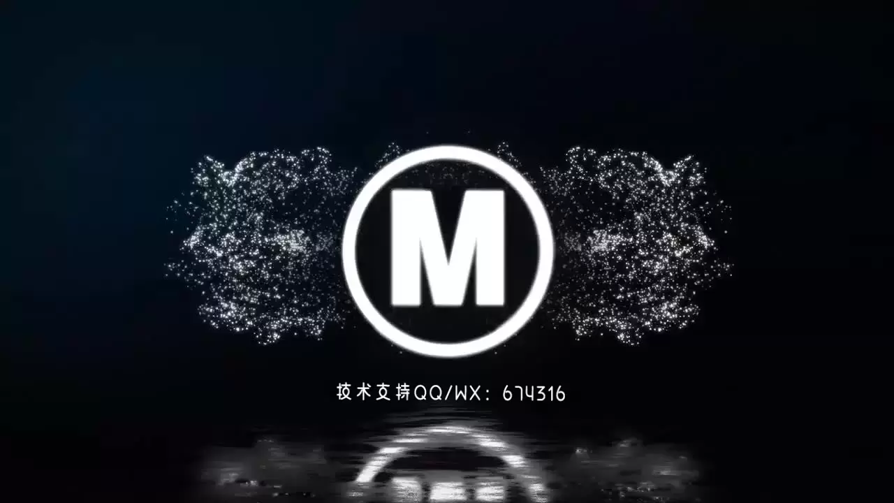 扭曲效果GlitchLOGO标志AE模板视频下载(含音频)