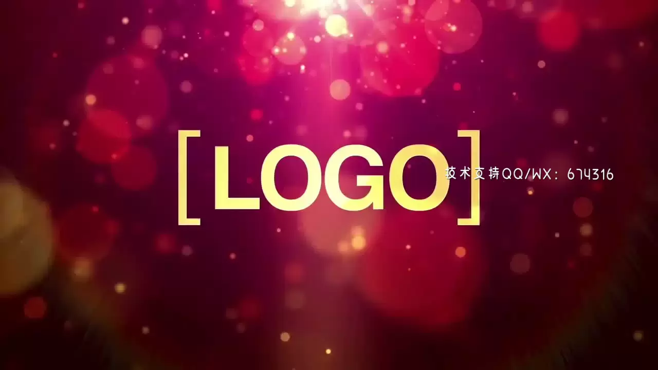 散景LOGO标志AE模板视频下载(含音频)插图