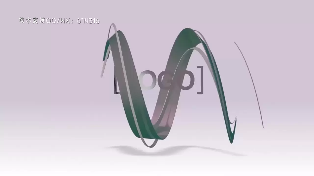 3D新色度线LOGO标志AE模板视频下载(含音频)插图 3D新色度线LOGO标志AE模板视频下载(含音频)插图
