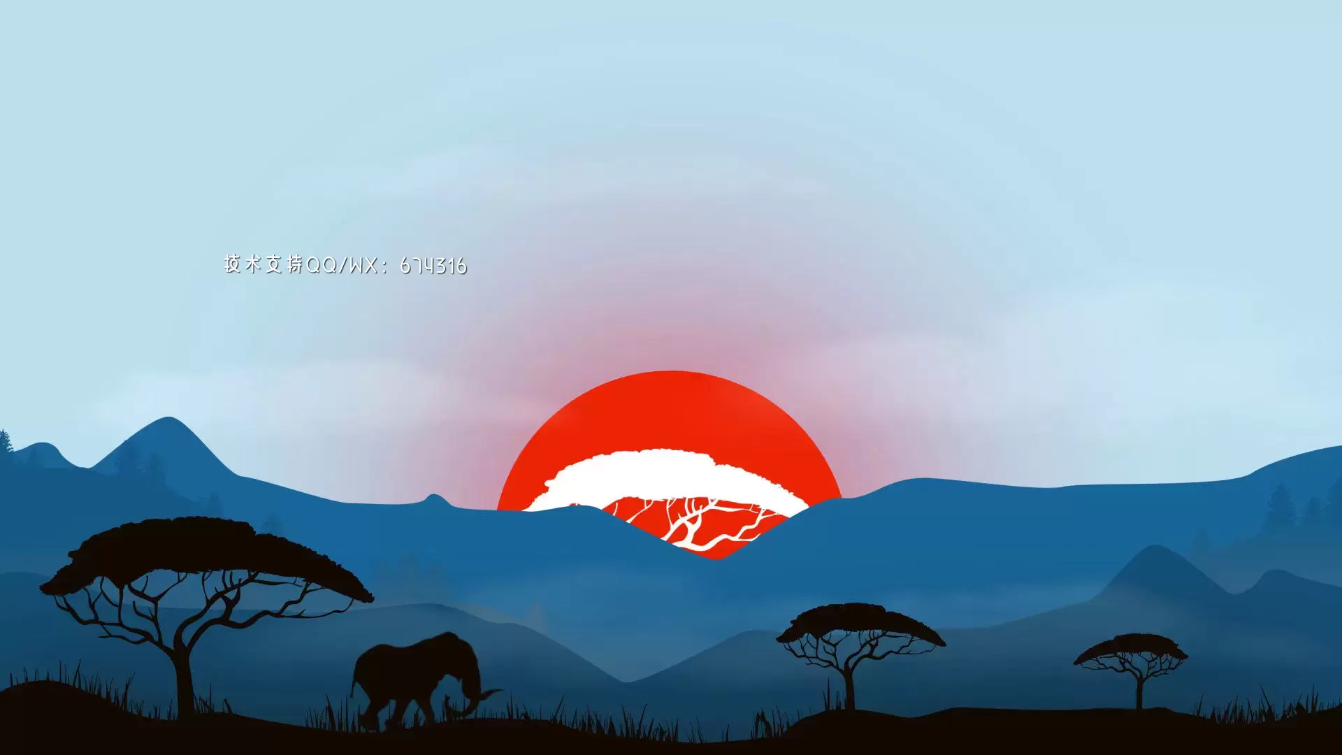 大气的非洲新闻LOGO标志显示AE模板视频下载(含音频)插图