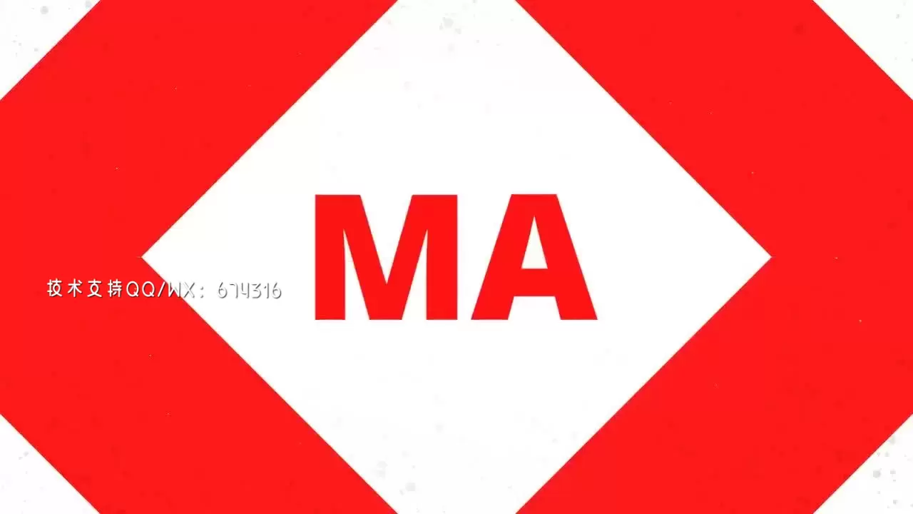 简短快速活力四射的开场Logo AE模板视频下载(含音频)插图