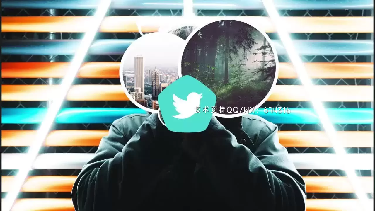 乘以平面LOGO标志AE模板视频下载插图 乘以平面LOGO标志AE模板视频下载插图
