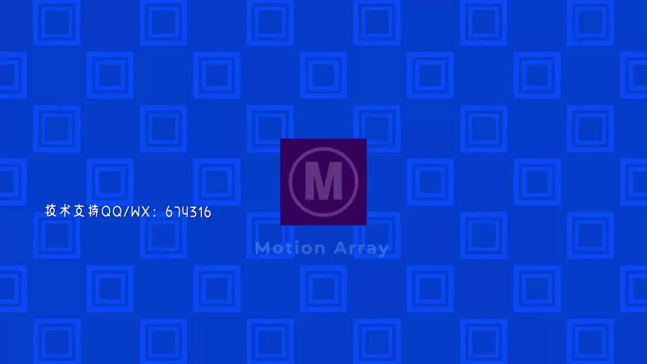 时尚色彩缤纷的几何平面LOGO标志动画AE模板视频下载(含音频)插图