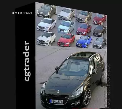 主流风格的各类汽车3D模型大合集 (MAX,3DS,FBX,OBJ,C4D,LWO,TEX)免费下载