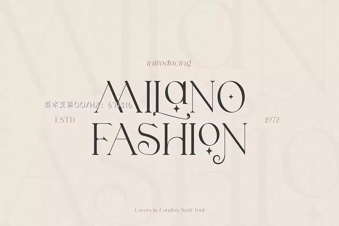 时尚高端优雅专业的高品质英文字体设计插图4