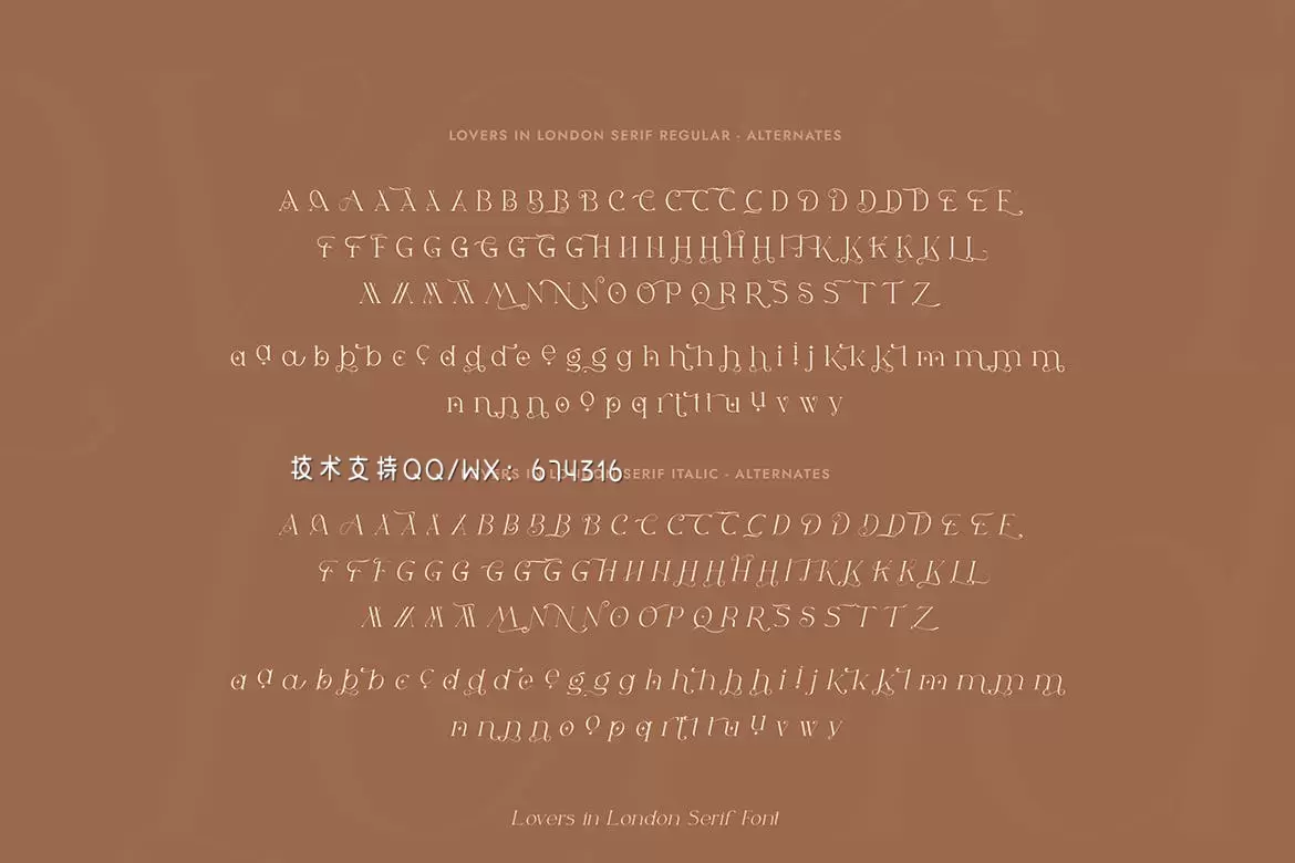 时尚高端优雅专业的高品质英文字体设计插图8