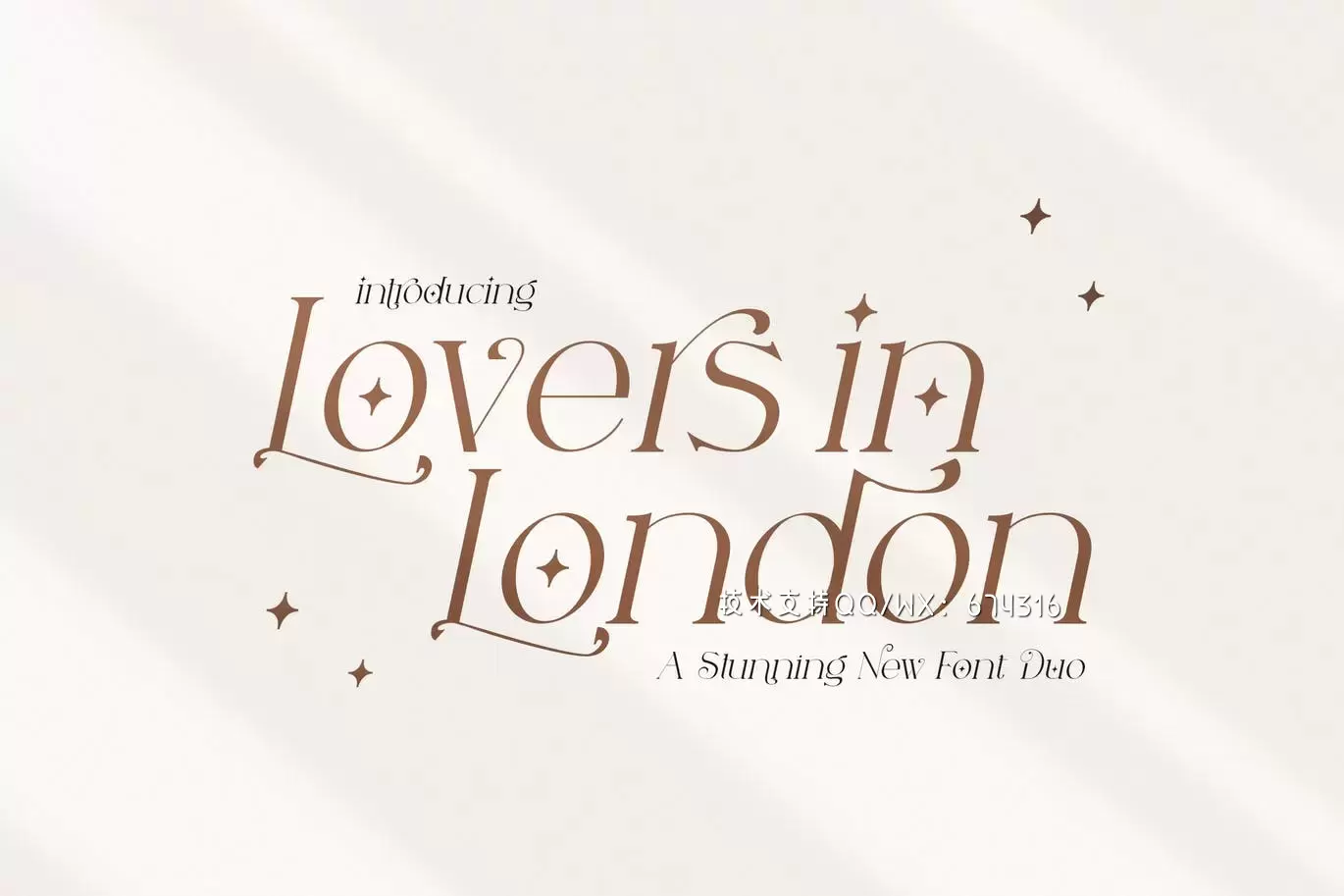 时尚高端优雅专业的高品质英文字体设计插图