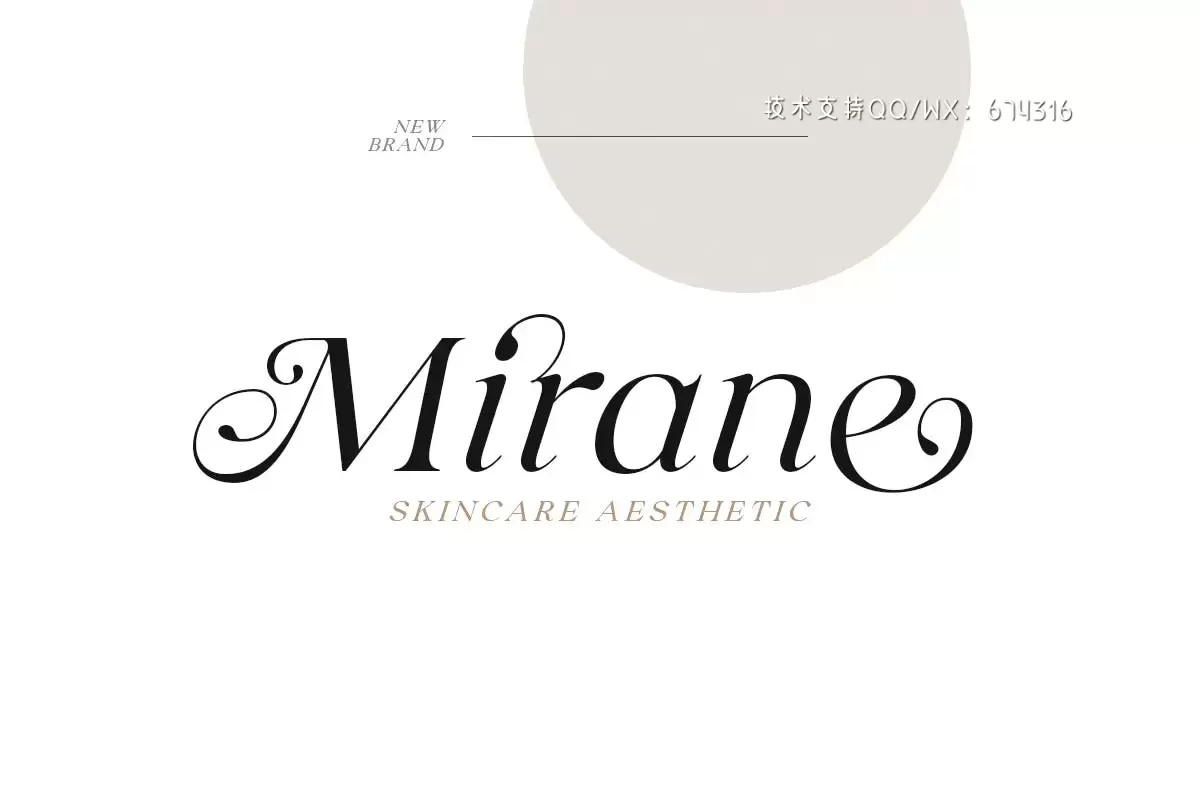 时尚高端专业的高品质优雅斜体衬线英文字体设计插图4