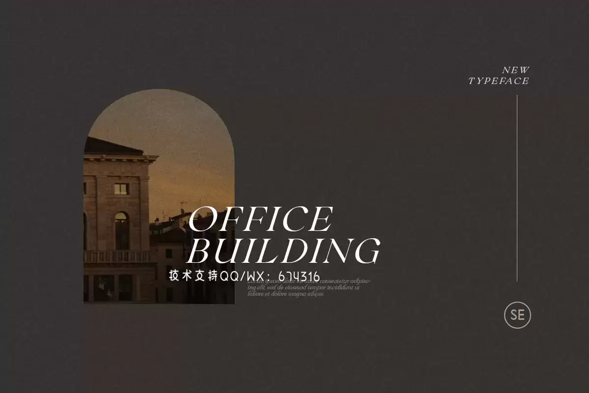 时尚高端专业的高品质优雅斜体衬线英文字体设计插图6